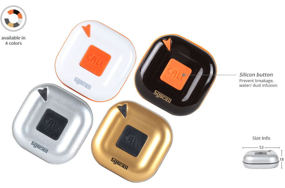 Silicon button : Prevent breakage, water/dust infusion